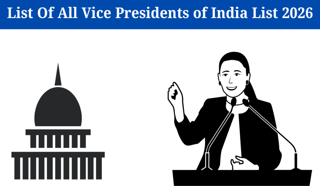 List Of All Vice Presidents of India List 2026